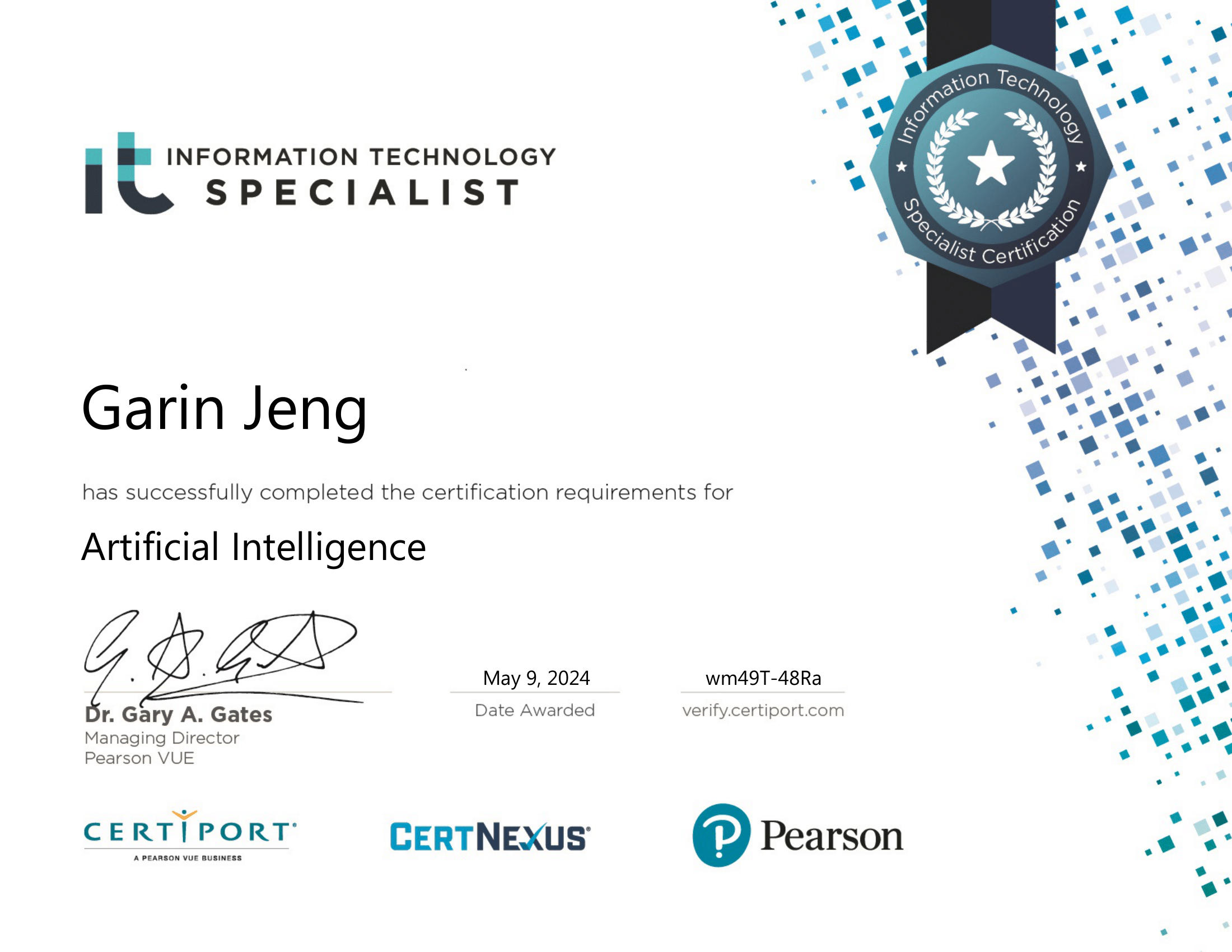 Fusion 360 CertificateAI Certificate